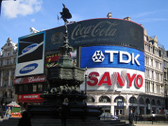 Picadilly Circus -- modern side